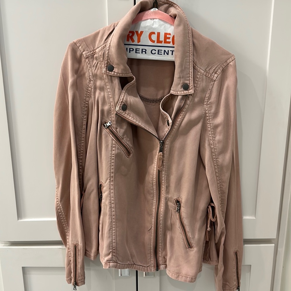 Blush pink super soft jacket purchased from Anthropologie